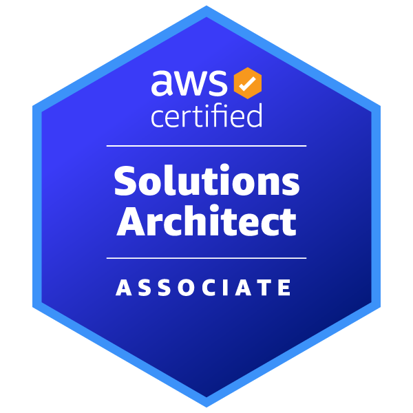 AWS Solutions Architect Associate certification